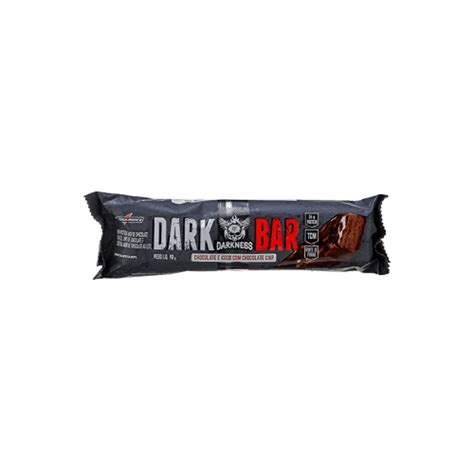 Dark Bar Whey Bar Darkness Sabor Chocolate C Coco 1 Unidade De 90g