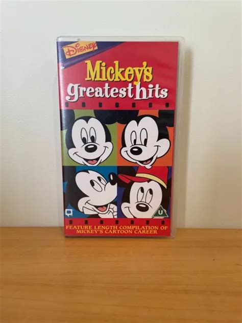 MICKEY S GREATEST HITS Mickey Mouse RARE VHS Disney Video PAL Disney