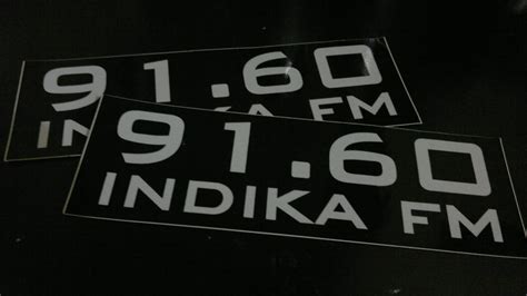 Radio Branding Materials Sticker 91 6 Indika FM Jakarta 2010