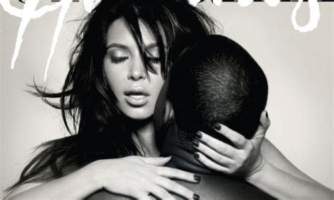 Kim Kardashian And Kanye West Pose Nude On The Cover Of French Magazine Daily Mail Online