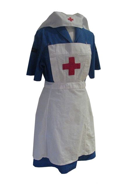 Ladies 1940s Wartime Red Cross Nurse Costume Size 14 16 Complete