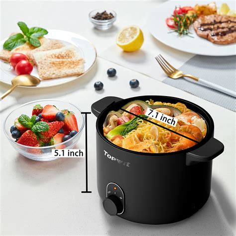 Topwit Electric Hot Pot 1 5l Non Stick Ramen Cooker Multi Function