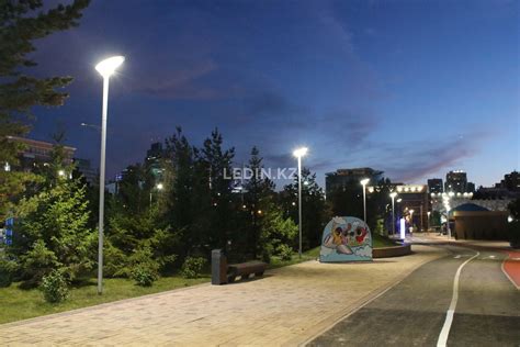 Jetisy Городской Парк || LEDIN.kz — освещение в Астане и Алматы