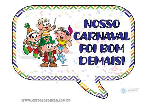 Plaquinhas de Carnaval Blog Espaço Educar