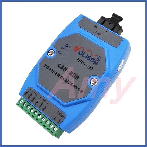 Adm Canbus Bus Optical Fiber Converter Can Bus Optical Terminal