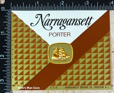 Narragansett Porter Beer Label