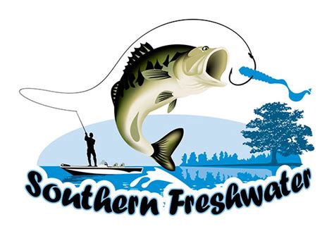 Freshwater Fishing Logo Design By 3plains