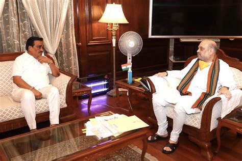 Cr Patil Meets Pm Narendra Modi Hm Amit Shah In Delhi Yesterday He