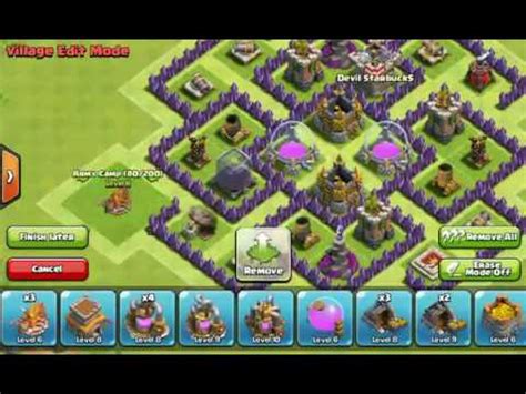 Clash Of Clans Town Hall Farming Base Youtube