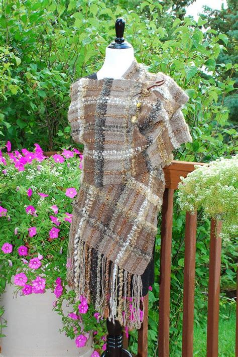 Handwoven Saori Style Shawl