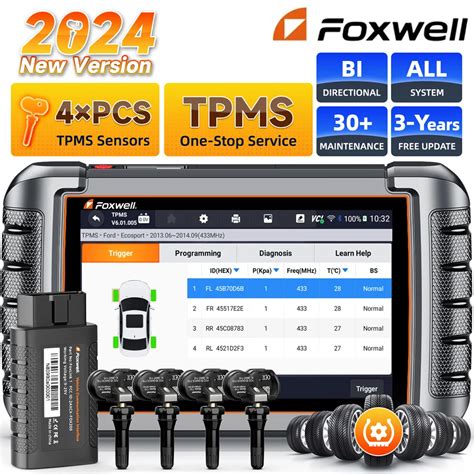 2024 FOXWELL NT809TS Esc Ner Automotriz OBD2 Herramienta De Diagn Stico