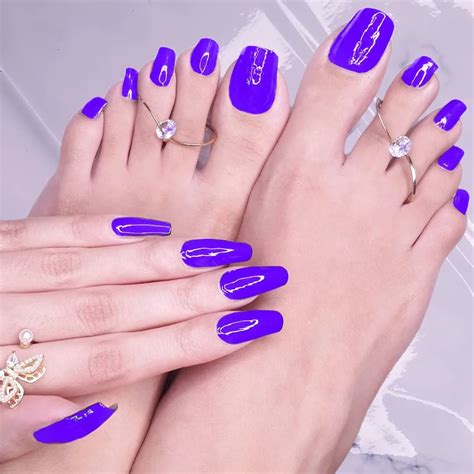 25 Latest Purple Pedicure Ideas To Try In 2024 Alexie