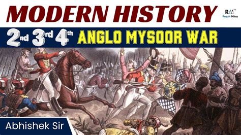 Anglo Mysore War Nd Rd Th Anglo Mysore War Modern History Upsc