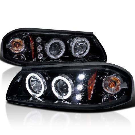 Spec D Tuning Halo Projector Headlight Gloss Black Housing Smoke For 00