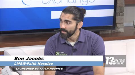 Faith Hospice Team Manager Ben Jacobs Talks With WZZM 13 Faith