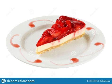 Cheesecake Isolado Em Branco Foto De Stock Imagem De Marrom Torta