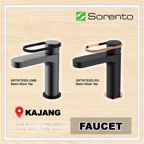 SORENTO Bathroom Basin Mixer Tap Faucet Water Tap GUNMETAL MATT BLACK