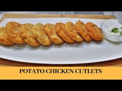 Potato Chicken Cutlets Easy Recipe By Asian Food YouTube