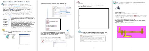 Html And Css An Introduction Teaching Resources