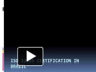 Ppt Iso Certification In Brazil Powerpoint Presentation Free