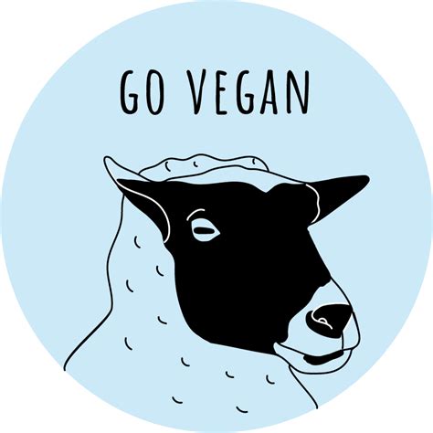 Go Vegan Sticker Set On Behance