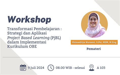 Workshop Transformasi Pembelajaran Strategi Dan Aplikasi Project