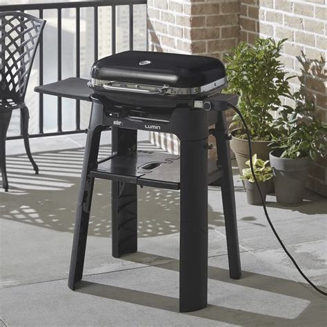 Weber Lumin Electric Bbq With Stand Rileys Garden Centre