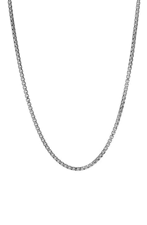 Men S Sterling Silver Necklaces Nordstrom