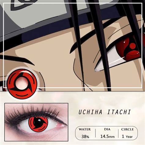 Color Contact Lenses Sharingan Contact Lense Anime Cosplay For Uchiha