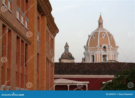 Cartagena De Indias Architecture. Colombia Stock Image - Image of ...