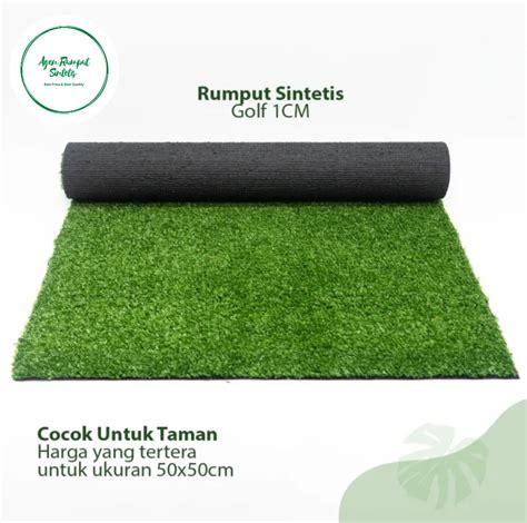 RUMPUT SINTETIS GOLF UKURAN 50CM X 50CM RUMPUT PALSU RUMPUT PLASTIK