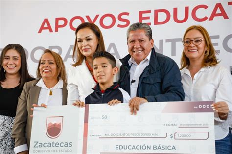 Para robustecer la educación en Zacatecas se invierten 1 mil 100 mdp