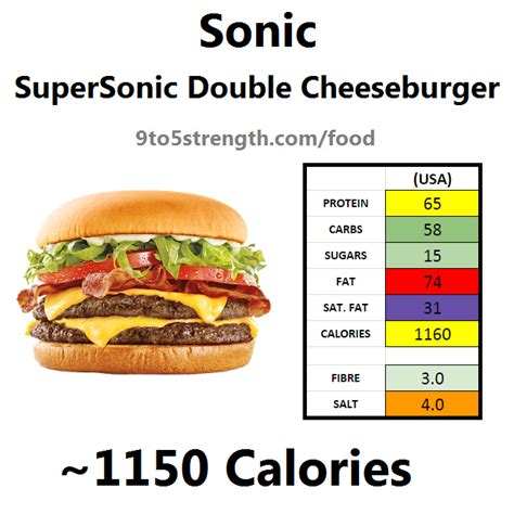 How Many Calories In Sonic?