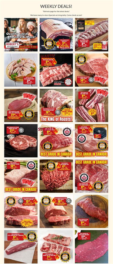 Robert S Fresh And Boxed Meats Flyer December 23 To 30