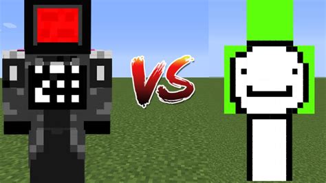 What If You Create A Titan Cameraman Vs Dream In Minecraft Maizen