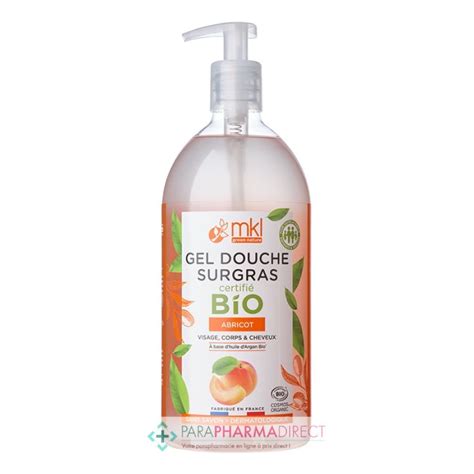 Mkl Green Nature Gel Douche Surgras L Abricot Bio L Paraphamadirect