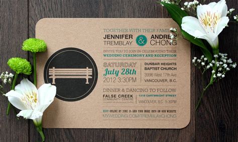 Postcard Wedding Invite on Behance