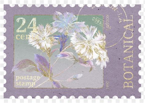 Postage Stamp Design Vintage Postage Stamps Flower Icons Flower