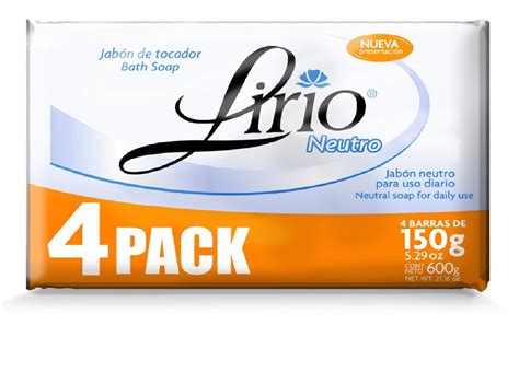 Pack Lirio Neutral Soap Jabon Neutro Lirio G Ea Oz