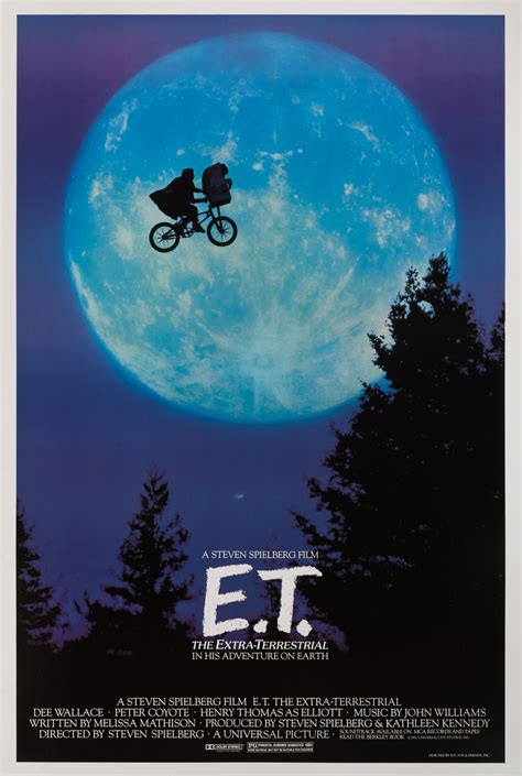 E.T. THE EXTRA TERRESTRIAL (1982) POSTER, US | Original Film Posters Online | Collectibles ...