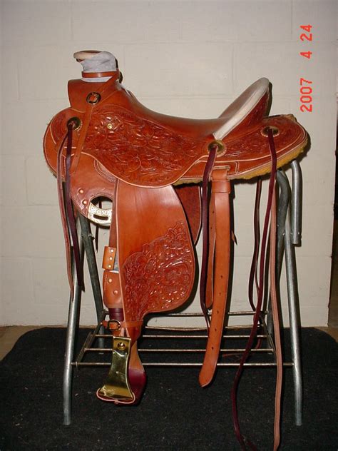 Custom Wade Saddle With Rawhide Bindings By Sage Saddlery Custom