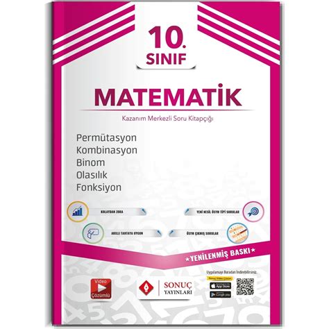 Sonuç Yayınları 10 Sınıf Matematik Modüler Set Sonuç Kitabı