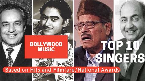 Top 10 Bollywood Singers Of All Time Ranking Based On Hit Songs And