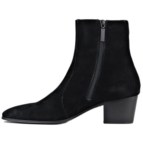 Mens Heeled Chelsea Boots Punk Osstone