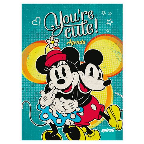 Agenda Permanente Disney Mickey Disney Minnie Folhas