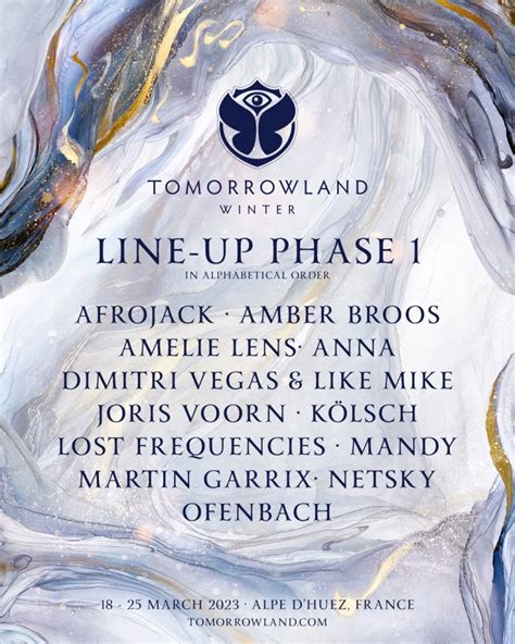 Tomorrowland Winter dévoile les premiers noms de son édition 2023