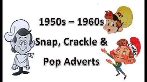 1950s 1960s Rice Krispies Snap Crackle And Pop Cereal Advert