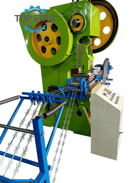 Cbt Concertina Razor Barbed Wire Press Machine Steelwiremachine