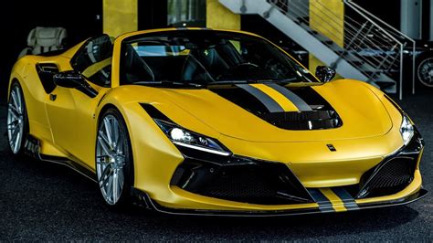 Yellow Ferrari F Spider By Keyvany Exclusive Super Car In