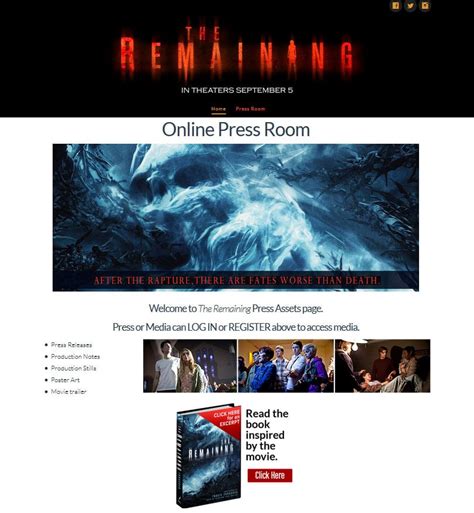 The Remaining Movie Social Media Websites And Marketing